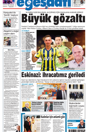 İzmir Ege Saati Gazetesi - 06 Aralık 2025 Cumartesi