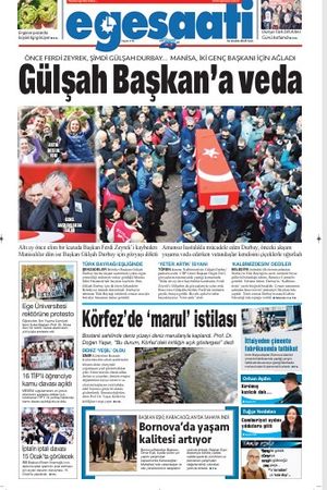 İzmir Ege Saati Gazetesi - 16 Aralık 2025 Salı