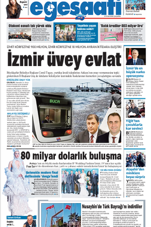 İzmir Ege Saati Gazetesi - 21 Ocak 2026 Çarşamba