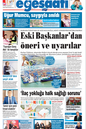 İzmir Ege Saati Gazetesi - 26 Ocak 2026 Pazartesi