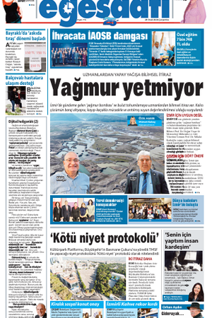 İzmir Ege Saati Gazetesi - 28 Ocak 2026 Çarşamba