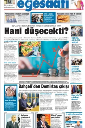 İzmir Ege Saati Gazetesi - 04 Şubat 2026 Çarşamba